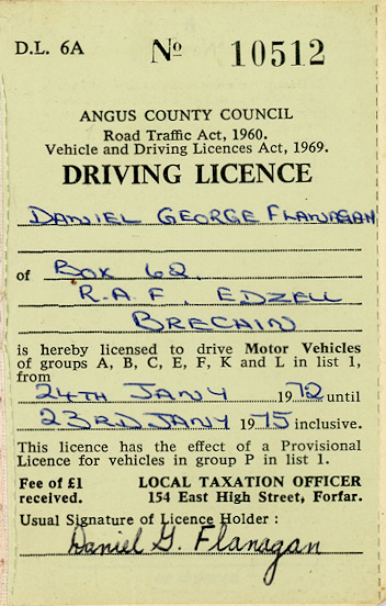 GM drivers license