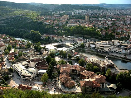 Aerial view of Lovech