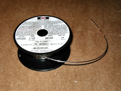 Spool with left over wire.