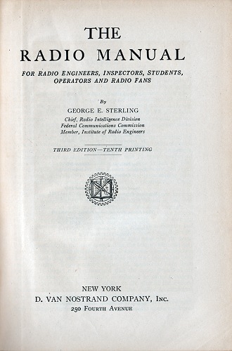 The Radio Manual Title Page