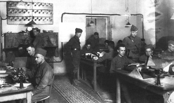 Radio room at Chaumont