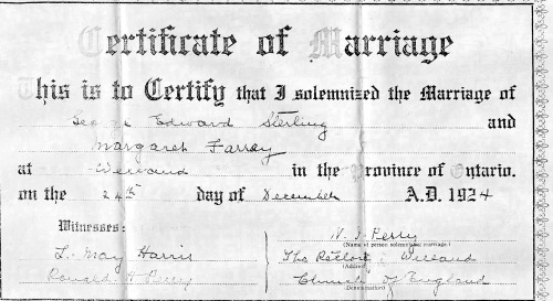 Marriage Certificate