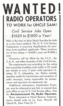 RID ad in 1940 issue of QST