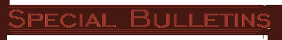RED BANNER means updates will soon follow!