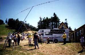 LAUNCHING THE 40 METER BEAM