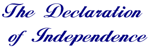 Declaration of Independence