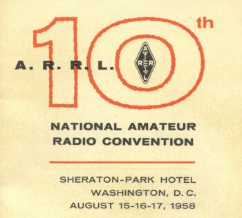 ARRL Program for Convention in 1958