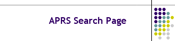 APRS Search Page
