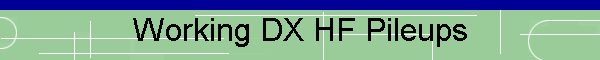 Working DX HF Pileups