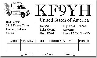 Click to see full size QSL from Bill KF9YH