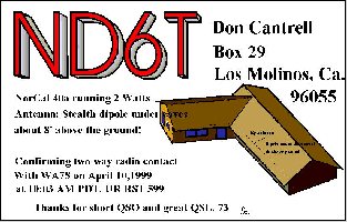 Click to see full size QSL from Don ND6T