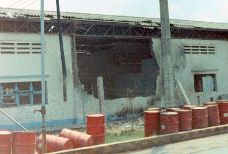 122mm Rocket Damage.