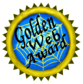 Our Golden Web Award received on October 5, 2000