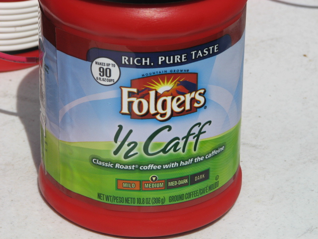 Folgers 10.8 ounce HDPE can