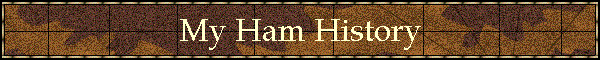 My Ham History