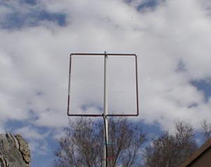 Antenna mounted on roof