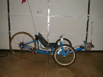 home built recumbent trike