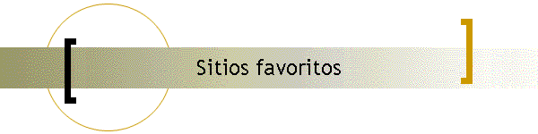 Sitios favoritos