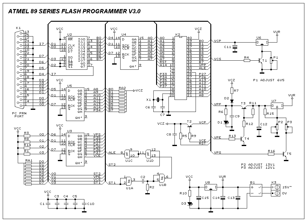 Atmel 89 Series Flash Programmer Ver 3.0