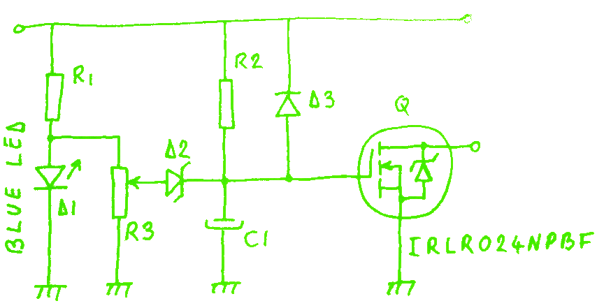 Mosfet inrush current limiting circuit
