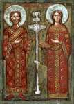 Ikona sv. cara Konstantina i carice Jelene