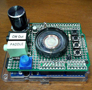 CW keyer basado en el microcontrolador ATMega328P