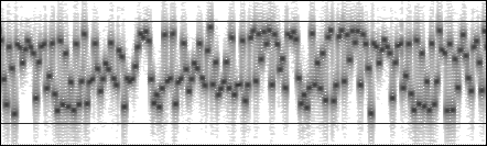 Spectrogram of MFSK16 signal