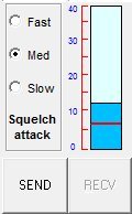 The EXChat Squelch controls