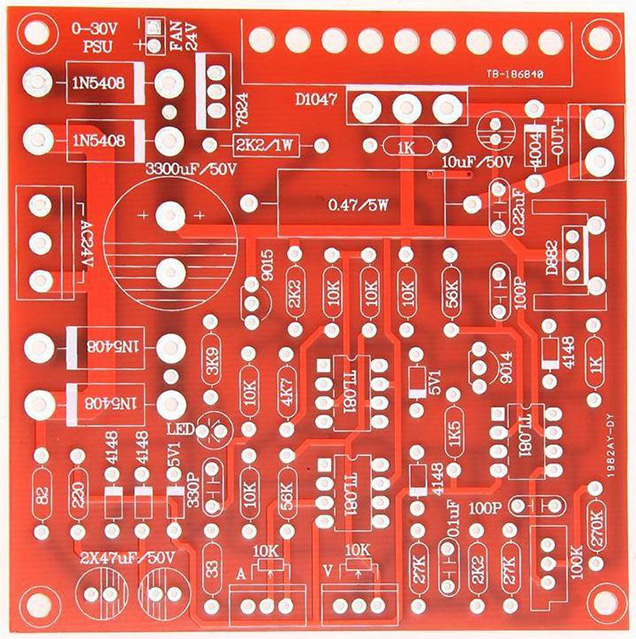 Kit Fuente de Alimentación 0-30V 2mA - 3A - UNIT Electronics