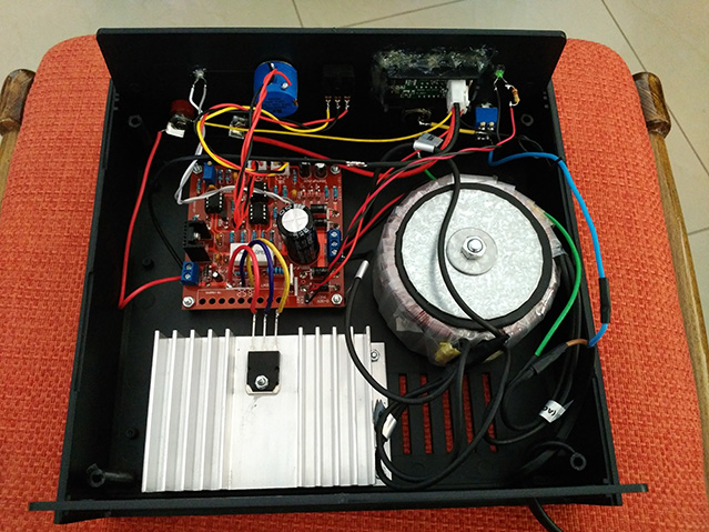 Red 0-30V 2mA-3A Adjustable DC Regulated Power Supply Board DIY Kit PCB SK TD 