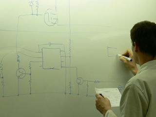 APRS Project 2008/9 - Ian ZL1VFO draws circuit of interface board