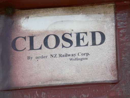 Ellerslie Racecourse tunnel'Closed'