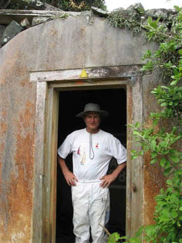 Curvier Island Lighthouse generator shed